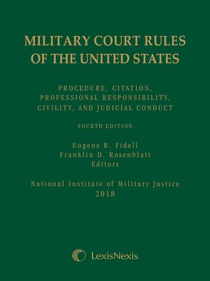 cover image of Military Court Rules of the United States